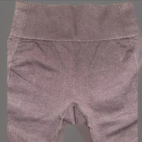 JoyLab™ High-Rise Ruched Waist Bike Shorts Soft Stretchy Interlock Fabric Brown - Picture 4 of 7